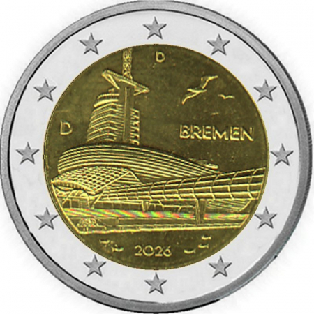 2 € Deutschland - 2026 - D - Klimahaus Bremerhaven