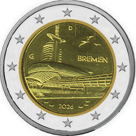 2 € Deutschland - 2026 - G - Klimahaus Bremerhaven