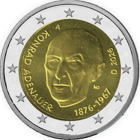 2 € Deutschland - 2026 - A - Konrad Adenauen