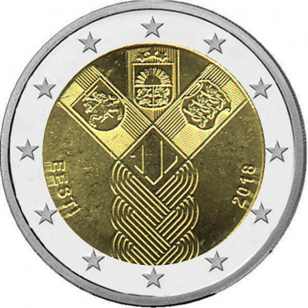 2 € Estland - 2018 - 100 Jahre Unabhängigkeit