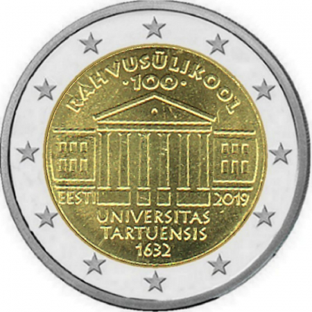 2 € Estland - 2019 - Universität Tartu