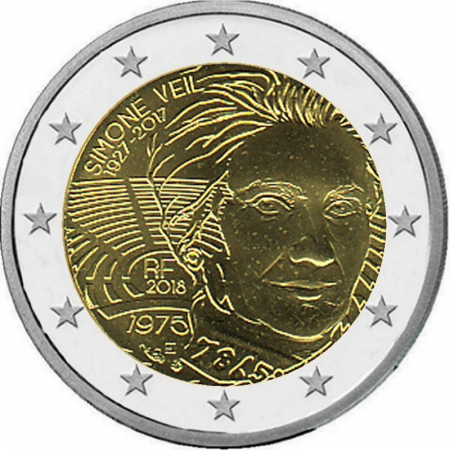 2 € Frankreich - 2018 - Simone Veil