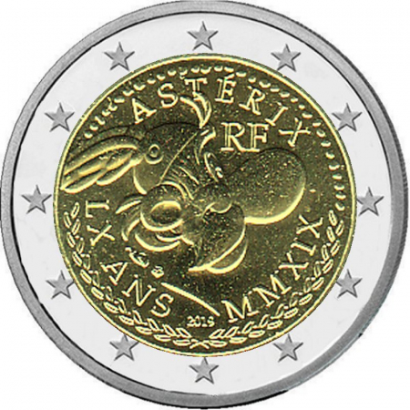 2 € Frankreich - 2019 - Asterix - 3er CoinCard-Set