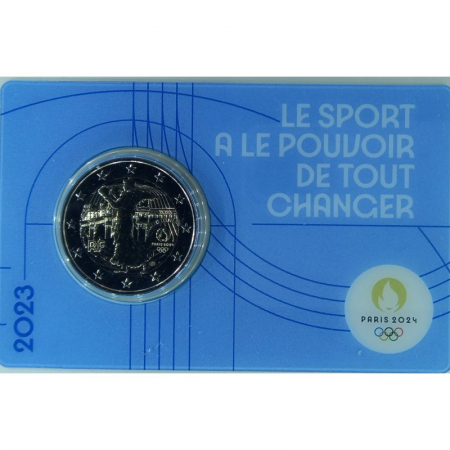 2 € Frankreich - 2023 - Die Säerin und der Faustkampf - (Blau)
