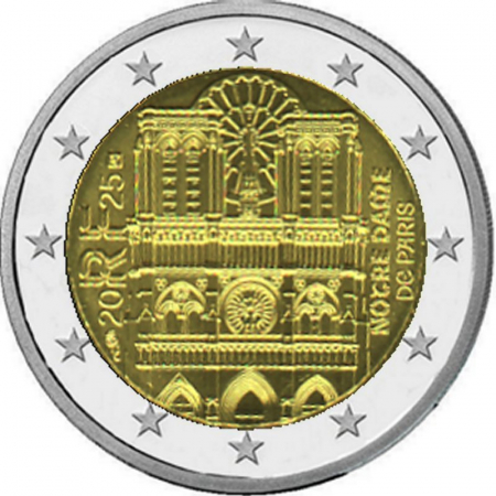 2 € Frankreich - 2025 - Notre Dame
