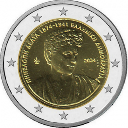 2 € Griechenland - 2024 - 150. Geburtstag von Penelope Delta