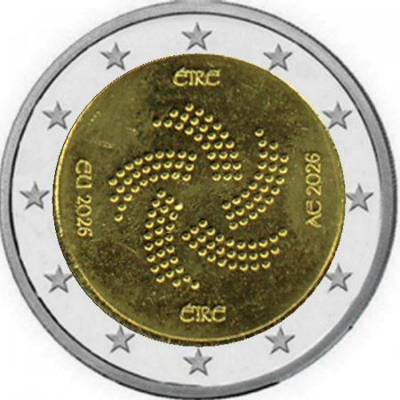 2 € Irland - 2026 - EU-Ratspräsidentschaft
