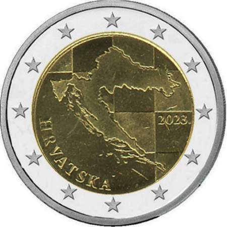 Kroatien - 2023 - 2 € Kursmünze