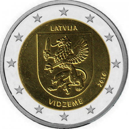 2 € Lettland - 2016 - Vidzeme