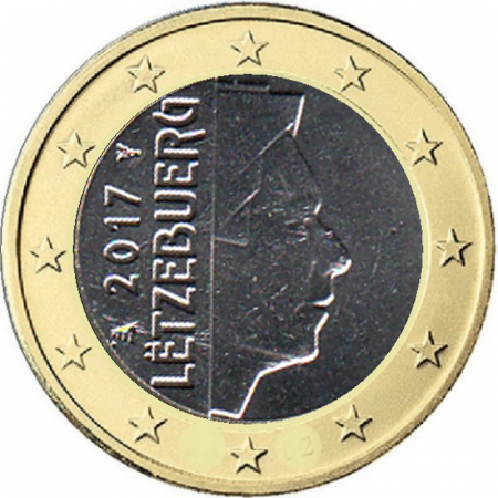 Luxemburg - 2017 - 1 € Kursmünze