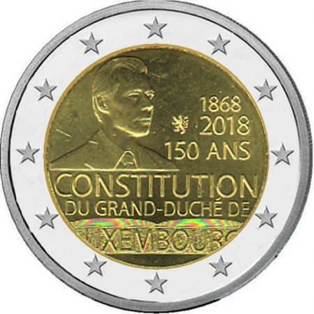 2 € Luxemburg - 2018 - 150. Jahrestag der Verfassung