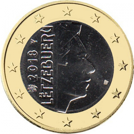 Luxemburg - 2018 - 1 € Kursmünze