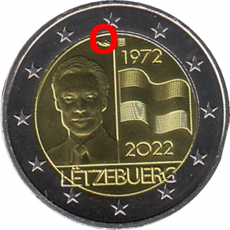 2 € Luxemburg - 2022 - Luxemburgische Flagge - CoinCard