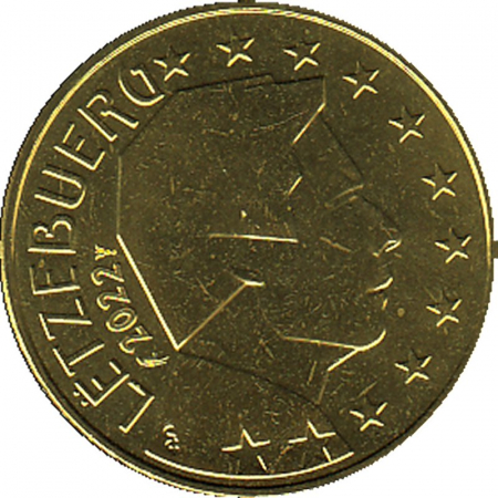Luxemburg - 2022 - 50 Cent Kursmünze aus KMS