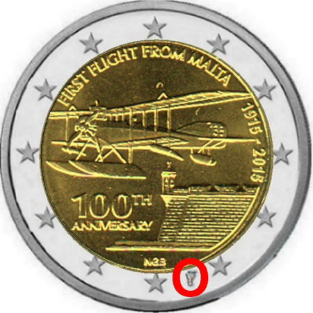2 € Malta - 2015 - 100 Jahre Erstflug von Malta - CoinCard