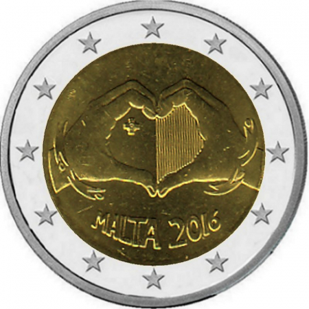 2 € Malta - 2016 - Liebe