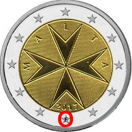 2 € Malta - 2017 - Kursmünze aus KMS