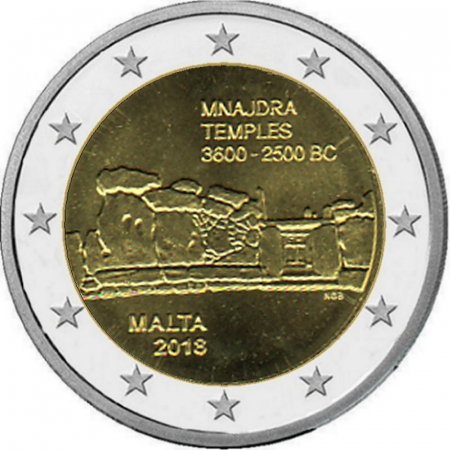 2 € Malta - 2018 - Mnajdra