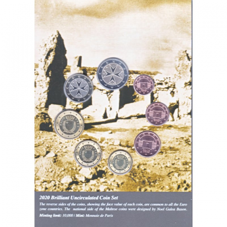 Malta - 2020 - Kursmünzensatz OHNE Gedenkmünze