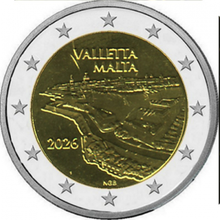 2 € Malta - 2026 - Valetta