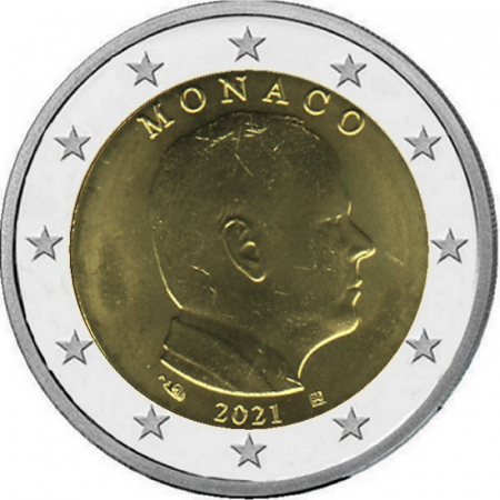 2 € Monaco - 2021 - Fürst Albert II.