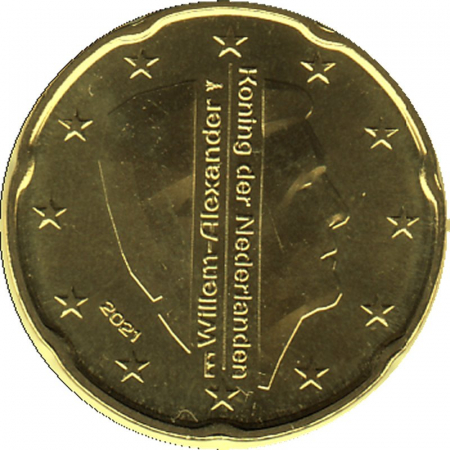 Niederlande - 2021 - 20 Cent Kursmünze