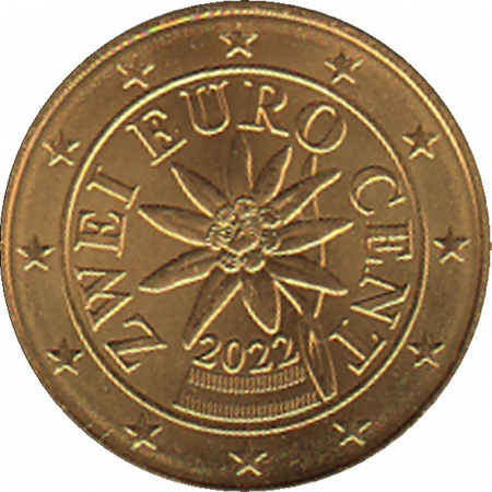 Österreich - 2022 - 2 Cent Kursmünze