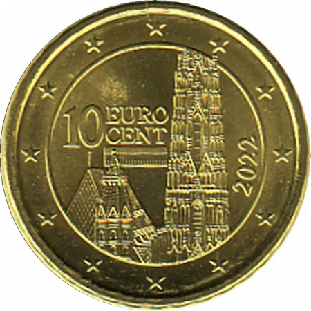 Österreich - 2022 - 10 Cent Kursmünze