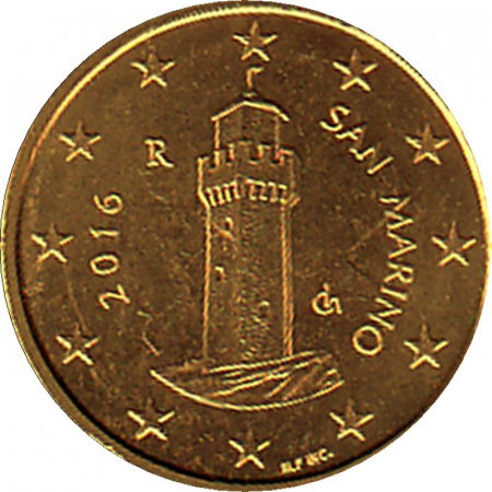 San Marino - 2016 - 1 Cent Kursmünze