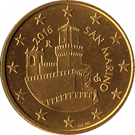 San Marino - 2016 - 5 Cent Kursmünze