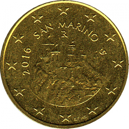 San Marino - 2016 - 50 Cent Kursmünze