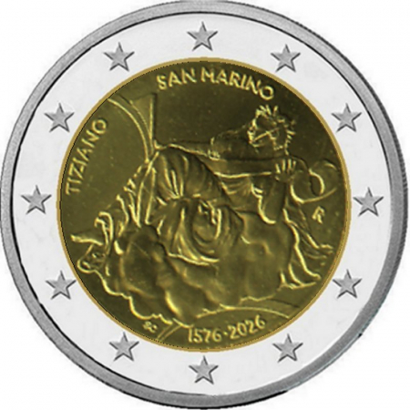 2 € San Marino - 2026 - 450. Todestag von Tizian
