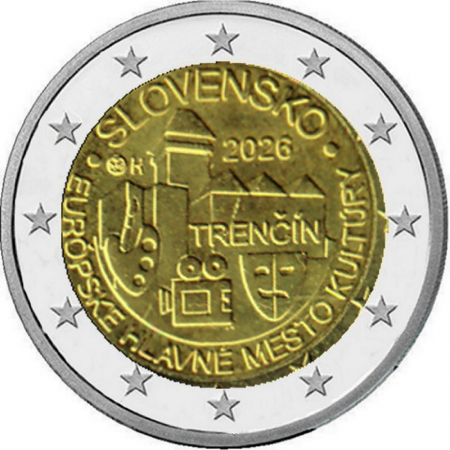 2 € Slowakei - 2026 - Trencin - Kulturhauptstadt 2026
