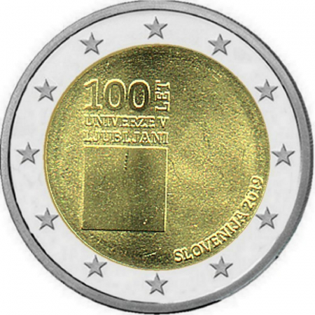 2 € Slowenien - 2019 - 100 Jahre Universität von Ljubljana