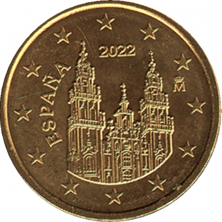 Spanien - 2022 - 5 Cent Kursmünze