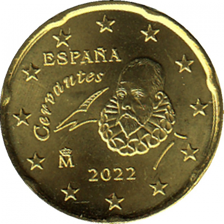 Spanien - 2022 - 20 Cent Kursmünze