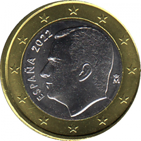Spanien - 2022 - 1 € Kursmünze