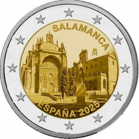 2 € Spanien - 2025 - Altstadt von Salamanca