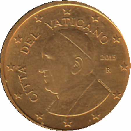 Vatikan 2015 - 5 Cent Kursmünze - Papst Franziskus