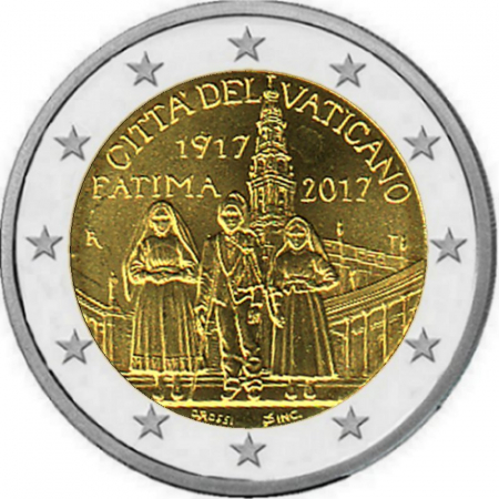 2 € Vatikan - 2017 - Erscheinung von Fatima