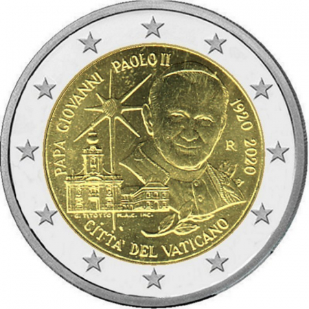 2 € Vatikan - 2020 - 100. Geburtstag des Hl. Johannes Paul II.