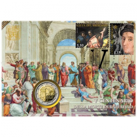 2 € Numisbrief - Vatikan - 2020 - Raffael