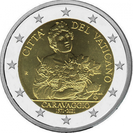 2 € Vatikan - 2021 - 450. Geburtstag von Caravaggio