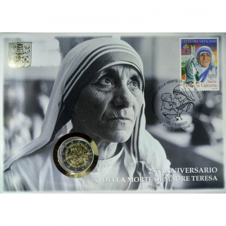 2 € Numisbrief - Vatikan 2022 - Mutter Teresa