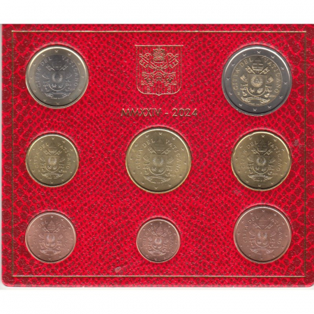 Vatikan - 2024 - Kursmünzensatz - Wappen Papst Franziskus