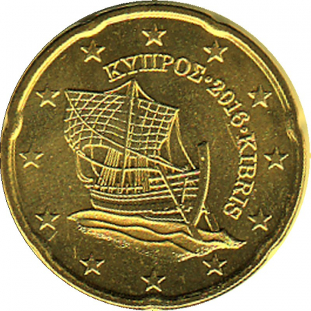 Zypern - 2016 - 20 Cent Kursmünze
