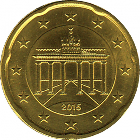 Deutschland - J - 2015 - 20 Cent Kursmünze