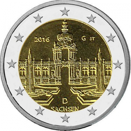 2 € Deutschland - 2016 - G - Dresdner Zwinger