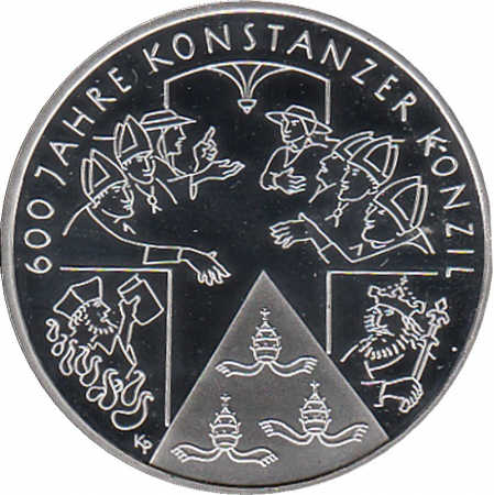 10 € Deutschland - 2014 - F - Konstanzer Konzil - PP