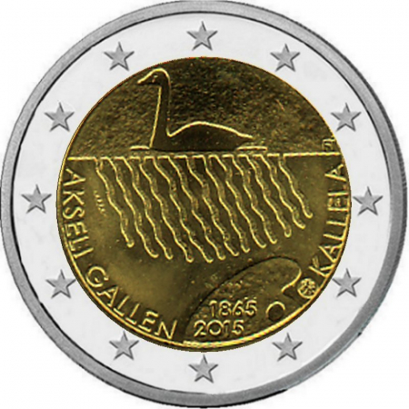 2 € Finnland - 2015 - 15. Geburtstag Akseli Gallen-Kallela
